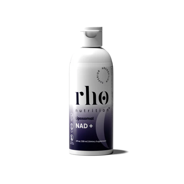 Rho Nutrition Liposomal NAD+ – Liquid Supplement Designed to Help Support Absorption – Active Form of NAD+ Helps Support Normal Cellular Health, Healthy Aging, Energy Metabolism and Overall Vitality