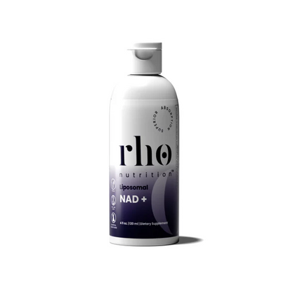 Rho Nutrition Liposomal NAD+ – Liquid Supplement Designed to Help Support Absorption – Active Form of NAD+ Helps Support Normal Cellular Health, Healthy Aging, Energy Metabolism and Overall Vitality